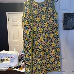 Floral Sleeveless Midi Dress